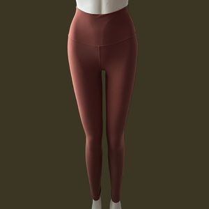 Lululemon Align dusty pink/Copper 7/8 Leggings
